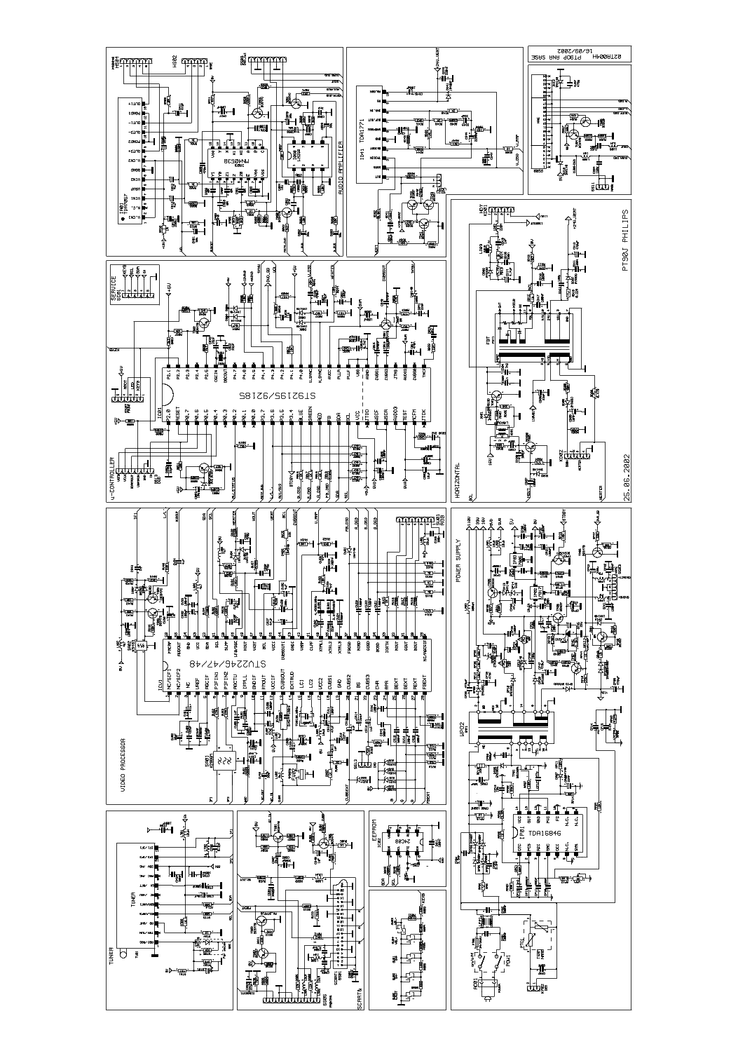 TV CHASSIS PT90P 02TA004H service manual