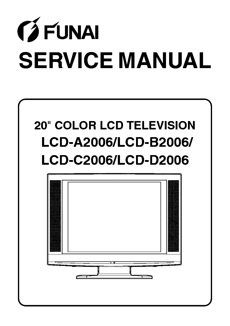 FUNAI LCD-A-2006 SM service manual (1st page)