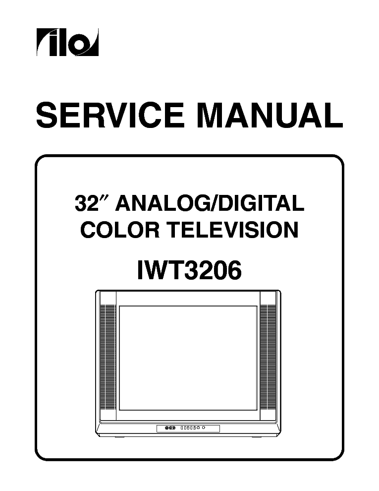 FUNAI SYMPHONIC RCA IWT3206 service manual (1st page)