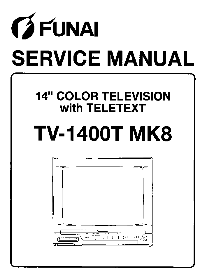 FUNAI TV-1400TMK8 SCH service manual (1st page)
