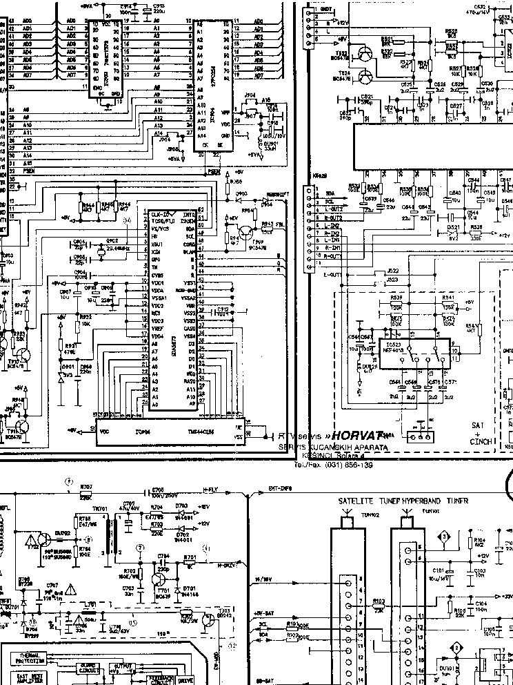 GORENJE E6 CHASSIS SCHEMATIC Service Manual download, schematics ...