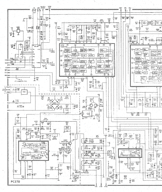 HITACHI C25S250 TV D service manual (1st page)