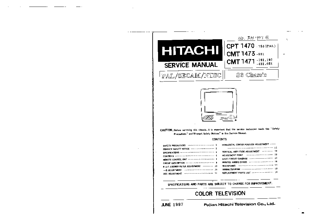 hitachi ax m137 manual