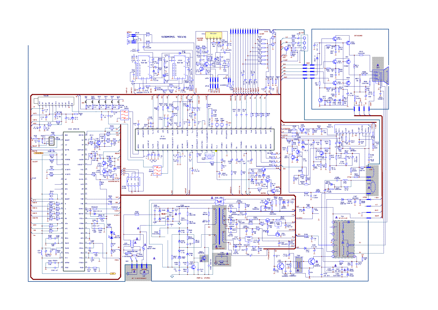 Схема hyundai h lcd2200