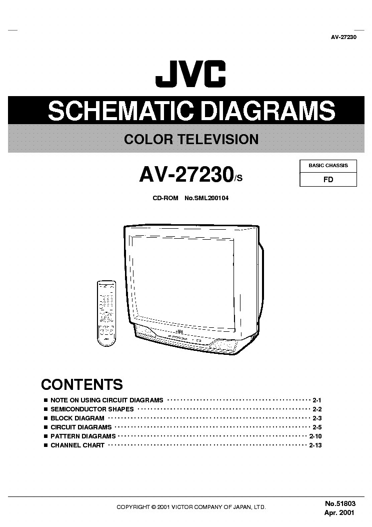 JVC AV-27230-S CHASSIS FD SCH service manual