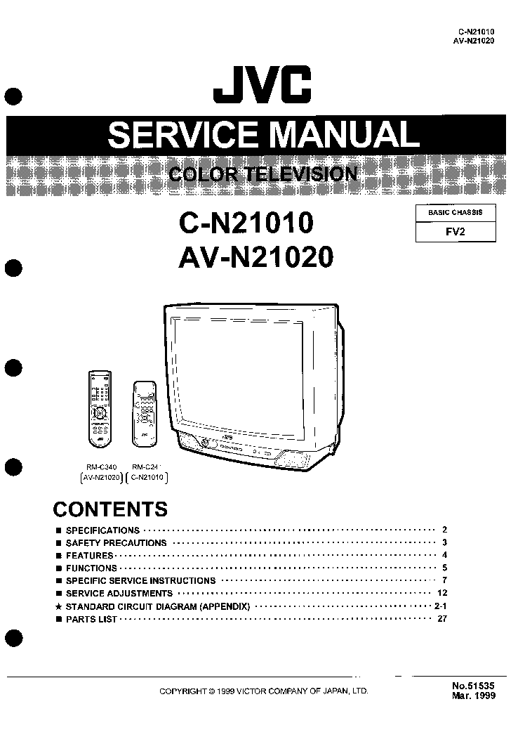 Jvc Av29ts4ee Chassis Jh Service Manual Download Schematics Eeprom Repair Info For Electronics Experts