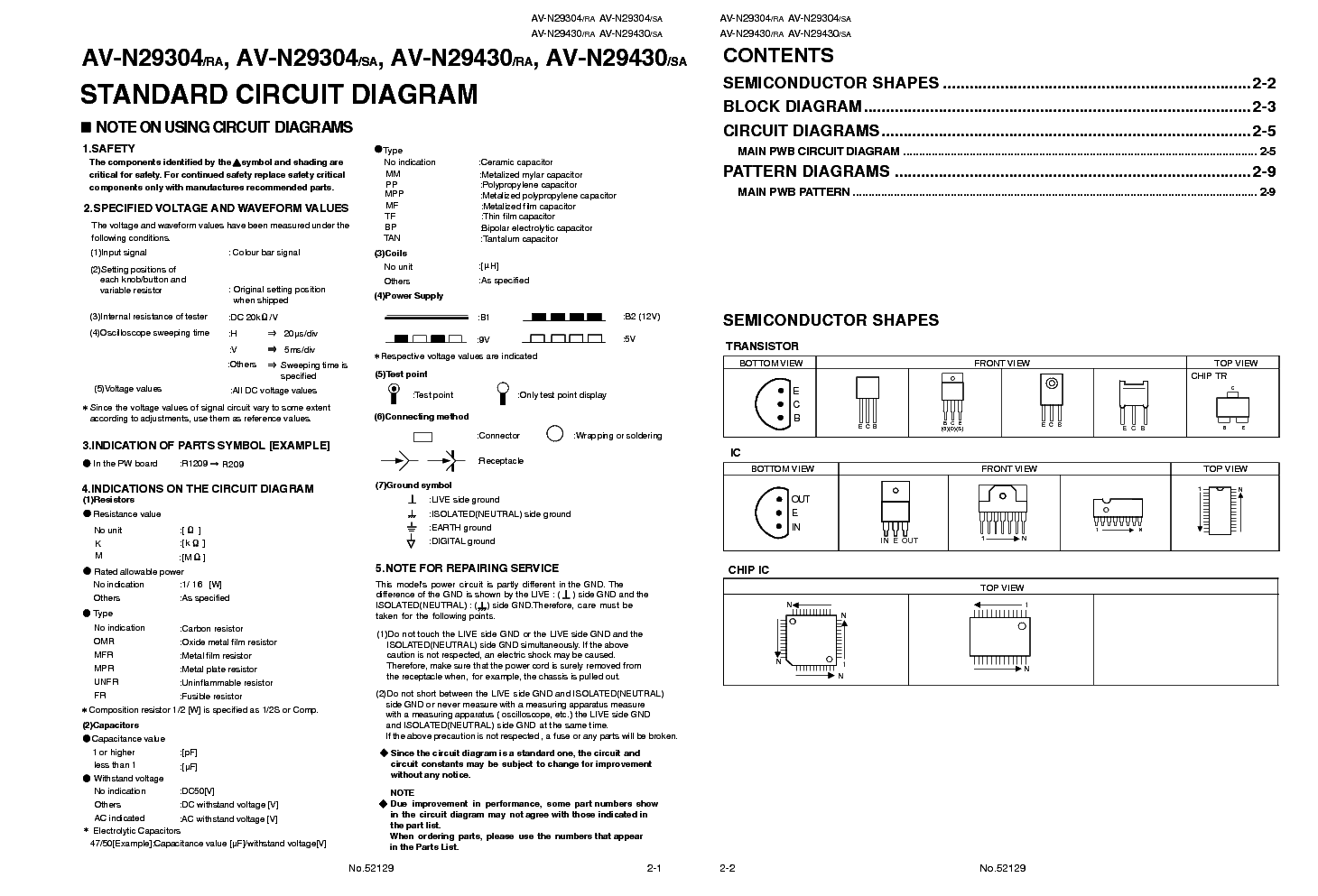 JVC AV-N29304 SCH service manual