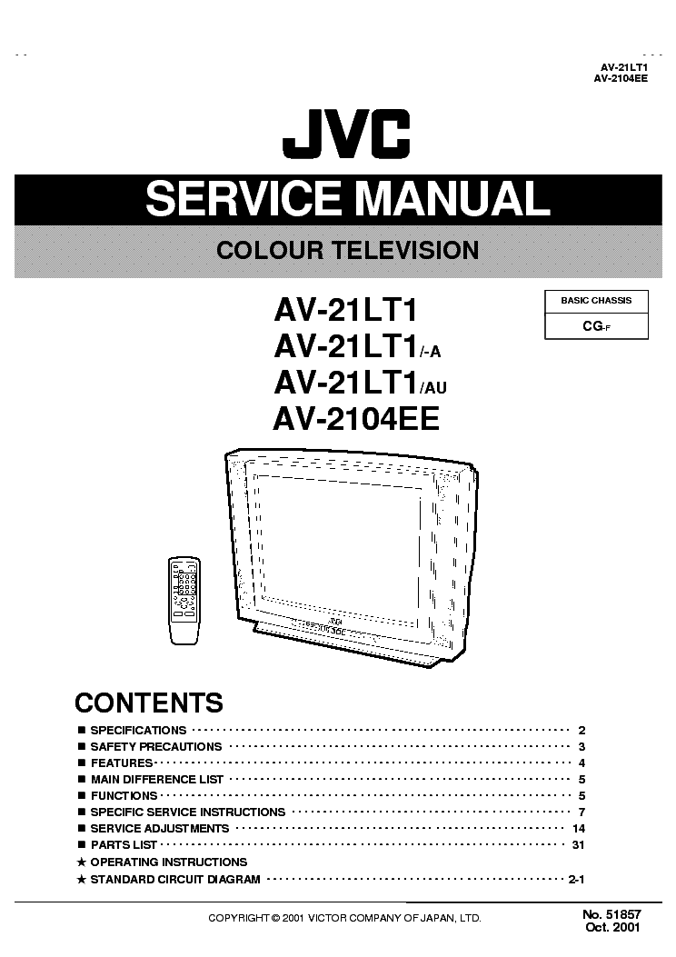 Jvc шасси cg схема - 95 фото