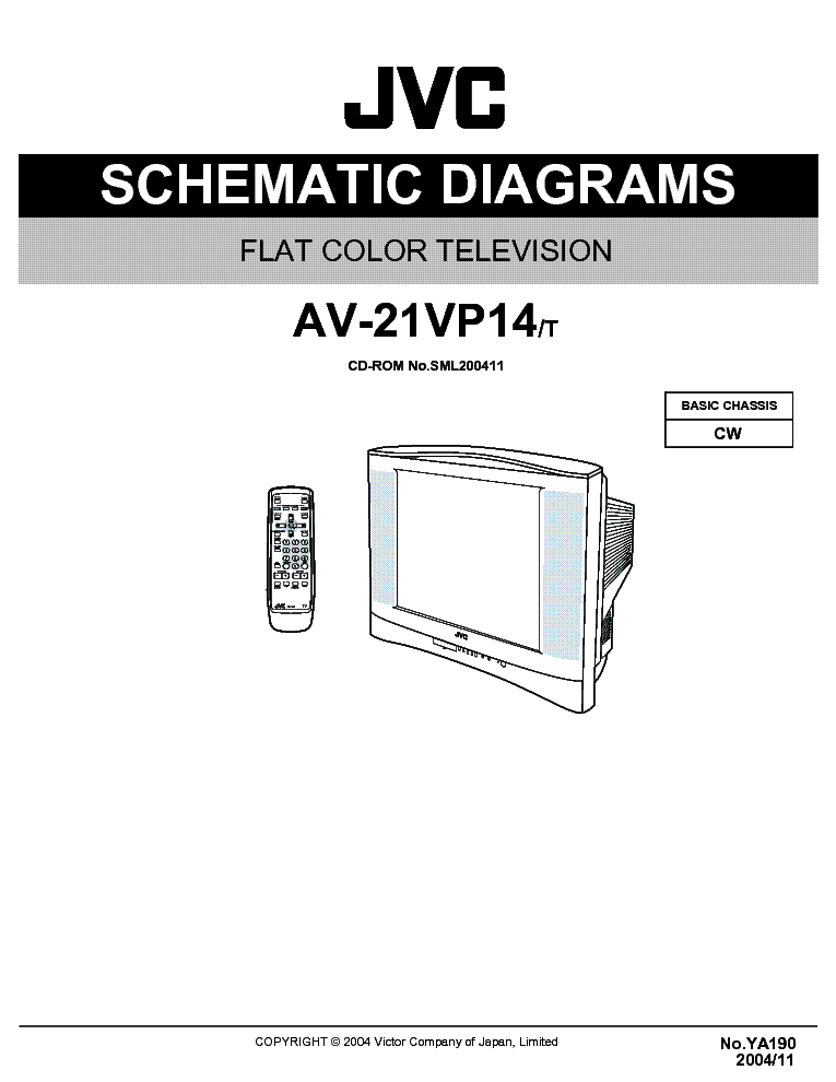 Jvc av 21te схема