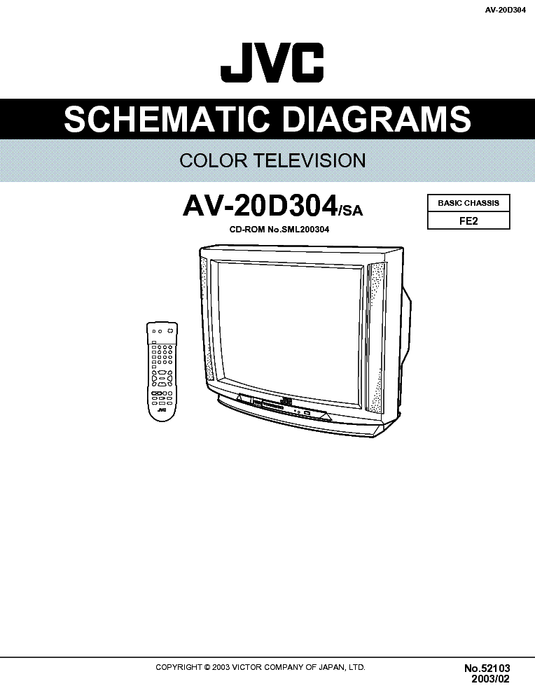 Jvc Av 28bt8ens Chassis 11ak37 Service Manual Download Schematics Eeprom Repair Info For Electronics Experts