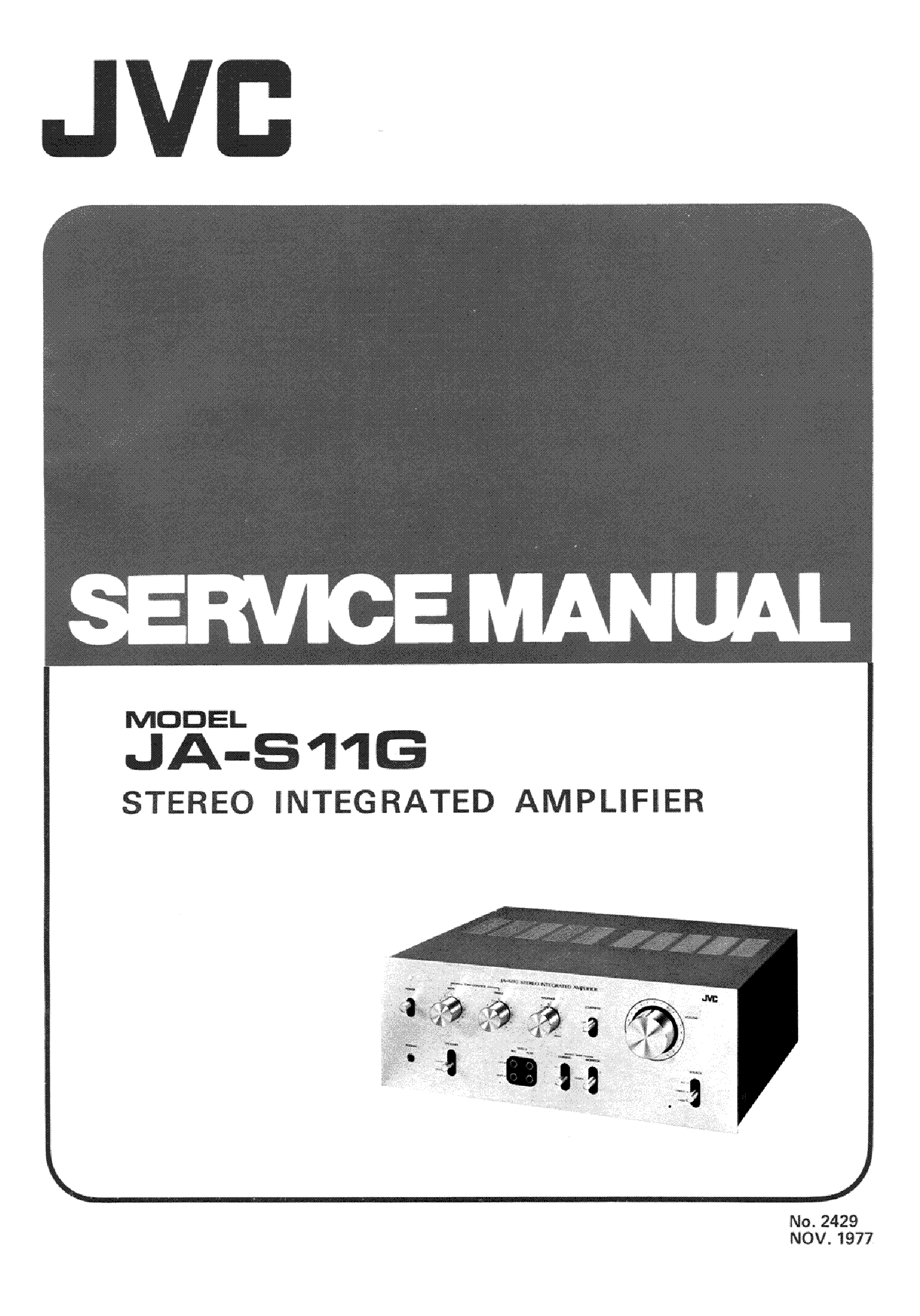 JVC JA-S11G service manual (2nd page)