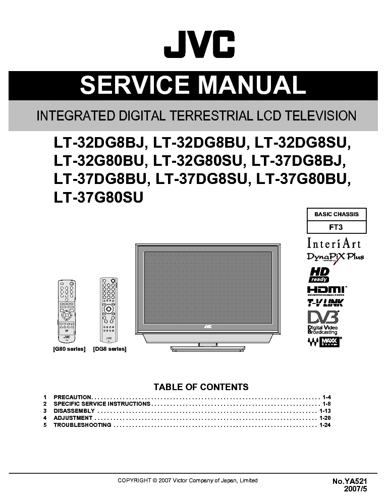 Lt 47gz78 jvc не работают порты hdmi