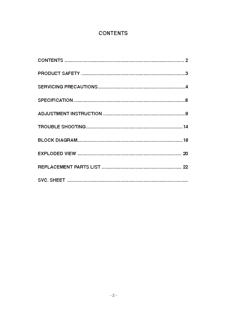 LG 15LS1RA-MK CHASSIS LN71A SM service manual (2nd page)