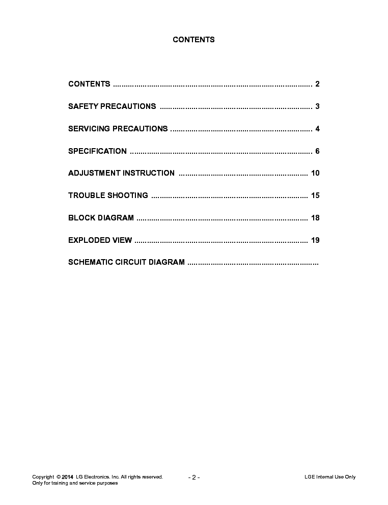 LG 24LB45XX-Z CHASSIS LA40A LD41A REV00 service manual (2nd page)