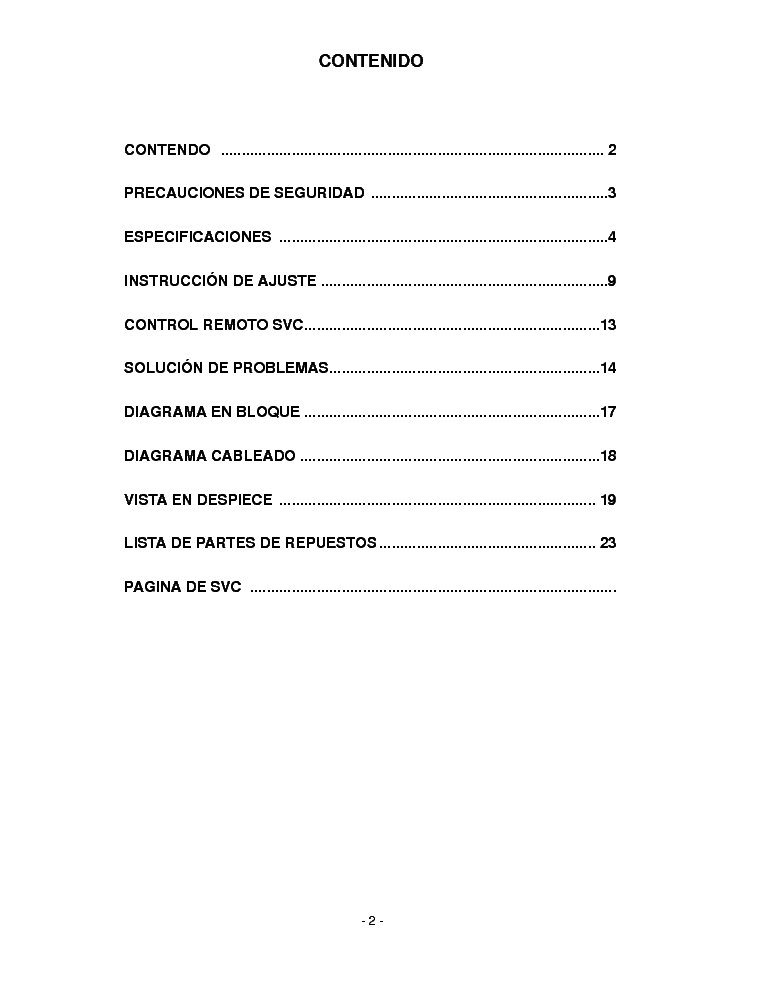 LG 26LX2R-ME 32LX2R-ME-CH.ML-051A service manual (2nd page)