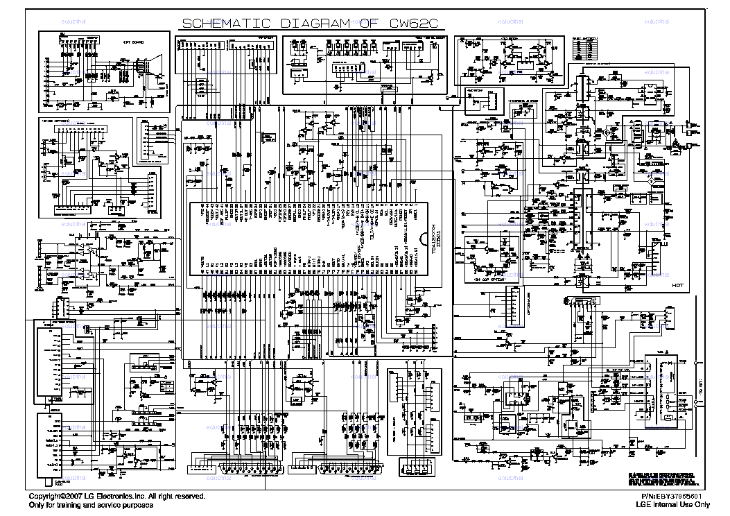 LG 29FS4RLD-T1 CH CW62C SCH service manual (1st page)