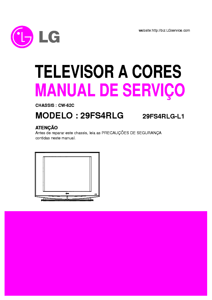 LG 29FS4RLG 34FS4RNP service manual (1st page)