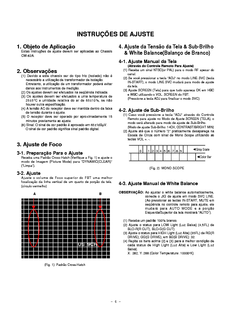 LG 29FS4RLG CH CW-62A SM service manual (2nd page)