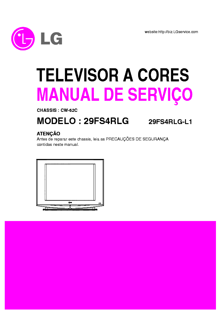 LG 29FS4RLG SM service manual (1st page)