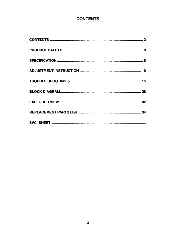 LG 32LB4DS-UA CHASSIS LA73A service manual (2nd page)