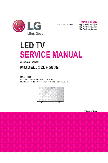 LG 32LH500B CHASSIS 6M69N SM service manual (1st page)