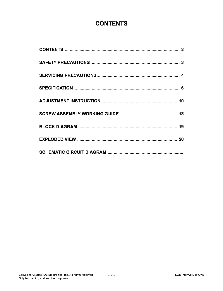 LG 32LM620S-ZE 32LM620T-ZE CH.LD22E service manual (2nd page)