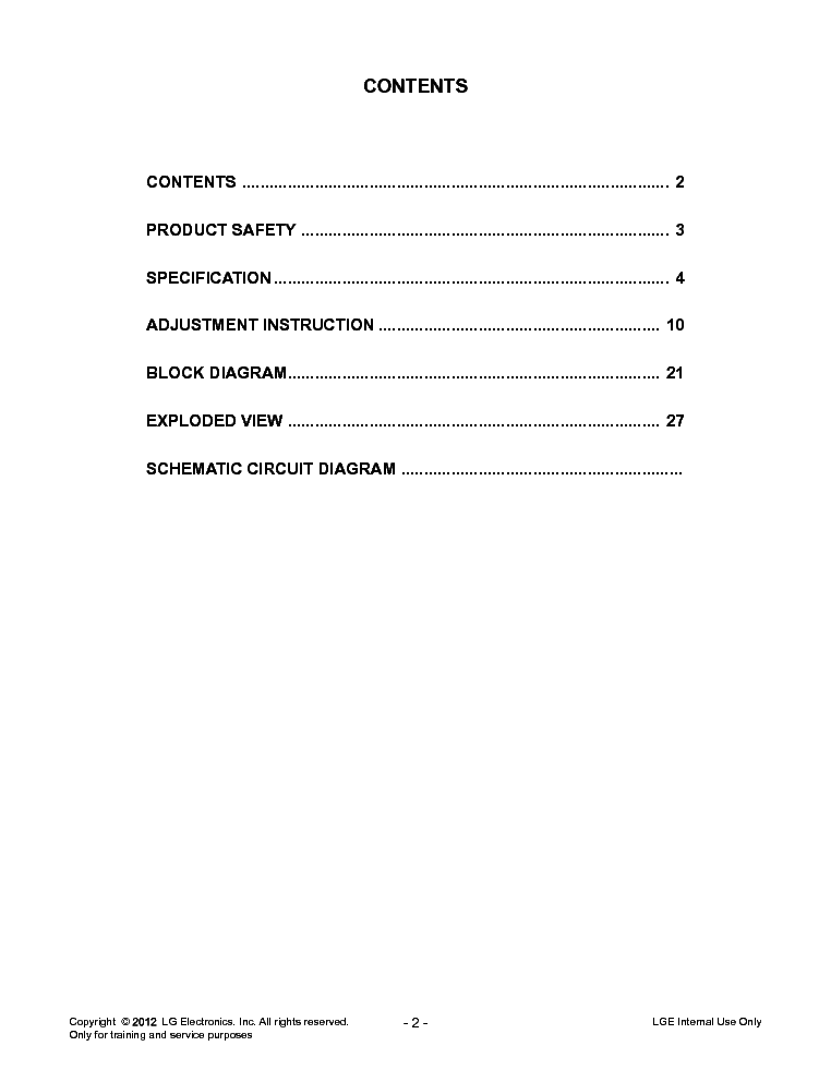 LG 32LM6400-DJ CH.LT22E service manual (2nd page)