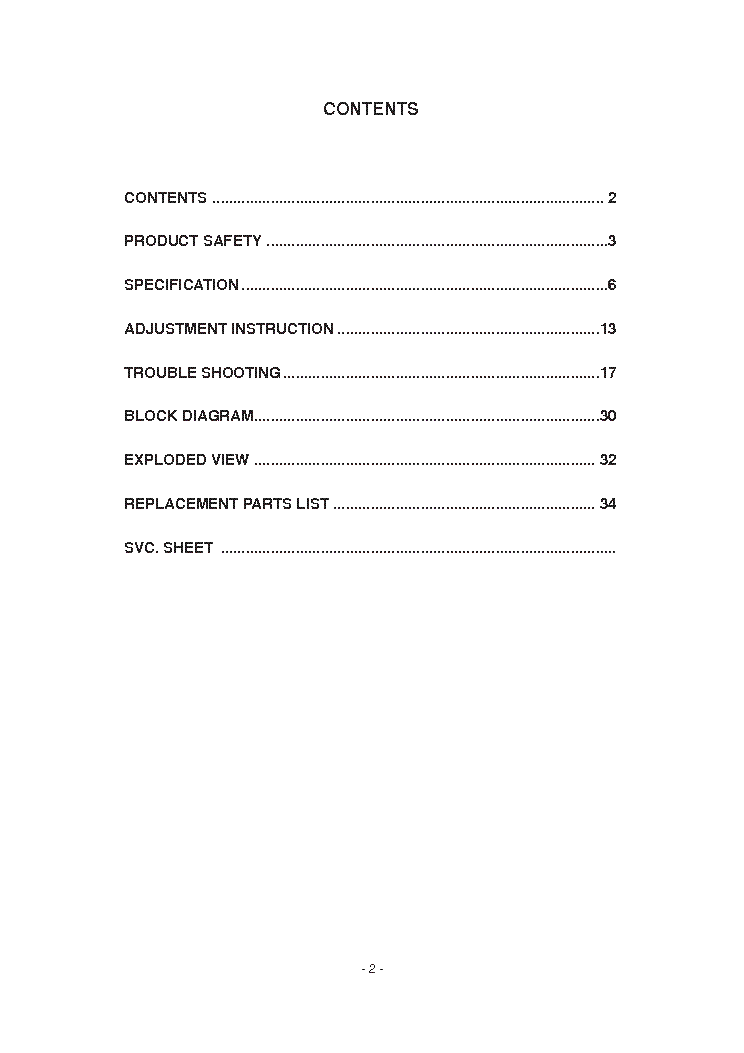 LG 37LB1D-EC CHASSIS LD61A MFL37765302 service manual (2nd page)