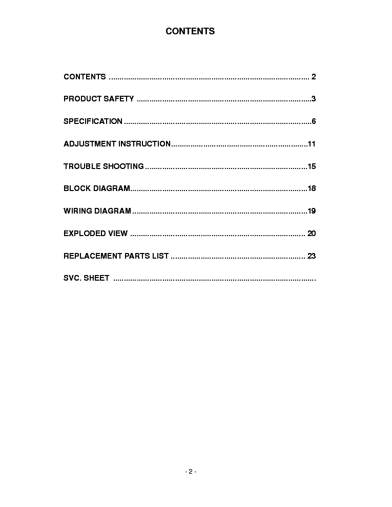 LG 37LZ55SH-ML-051B SM service manual (2nd page)