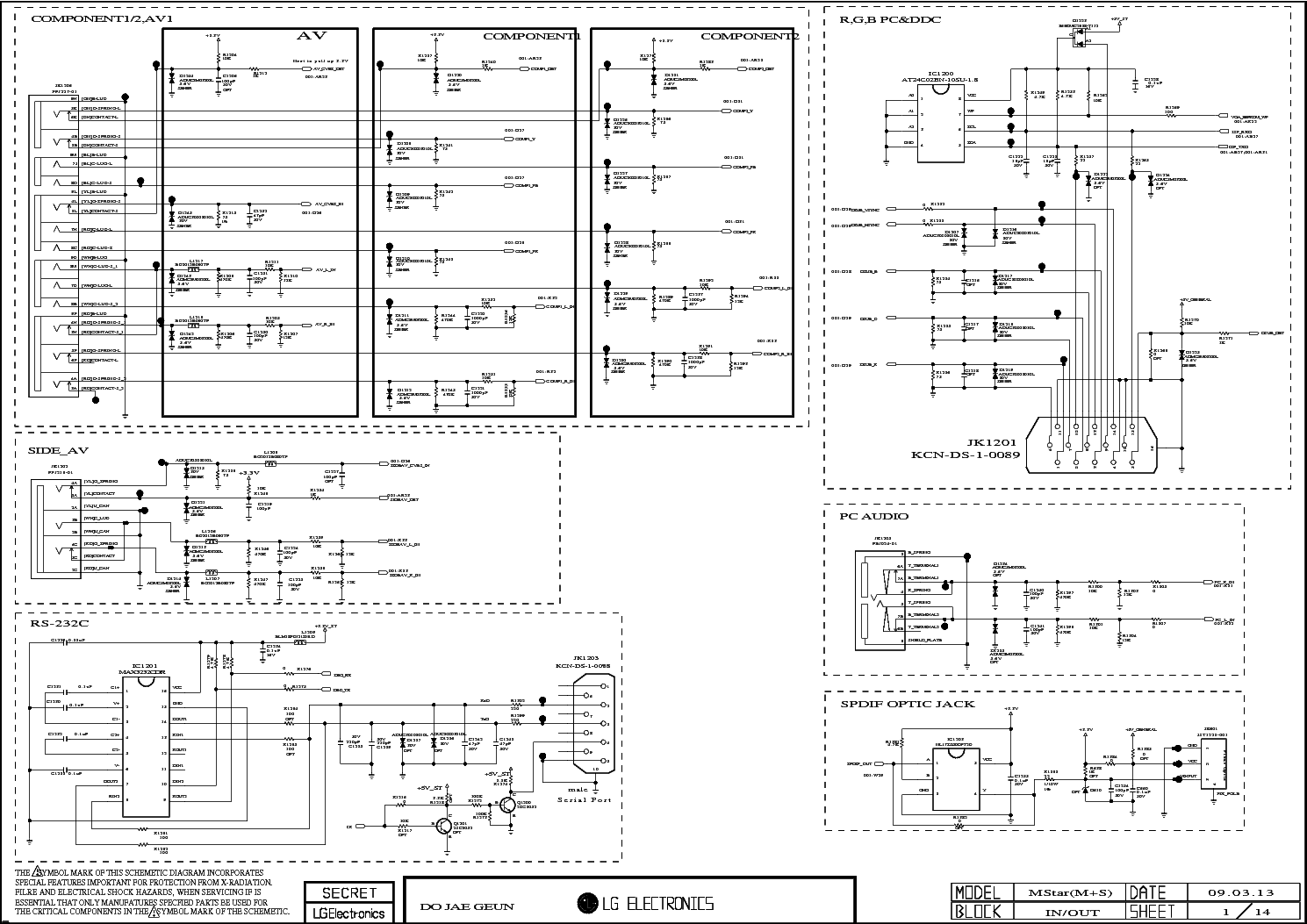 LG 42LH40 SCH service manual (1st page)