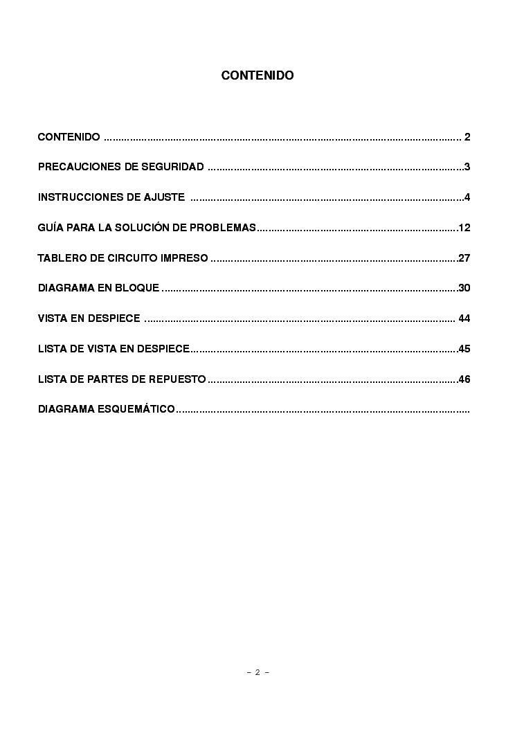LG 42PB2RR CHASSIS PN-62B SM service manual (2nd page)