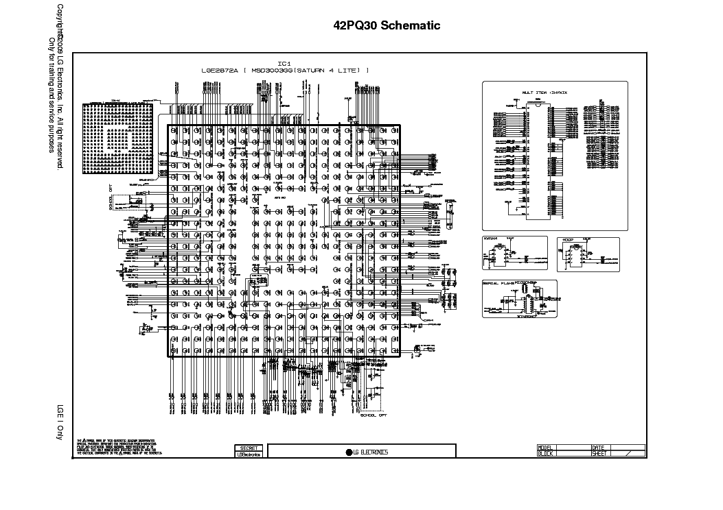 LG 42PQ30 SCH service manual (1st page)