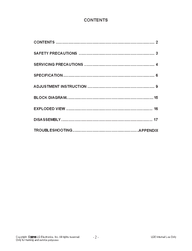 LG 43,49LH51XX-SX CHASSIS LJ67A SM service manual (2nd page)
