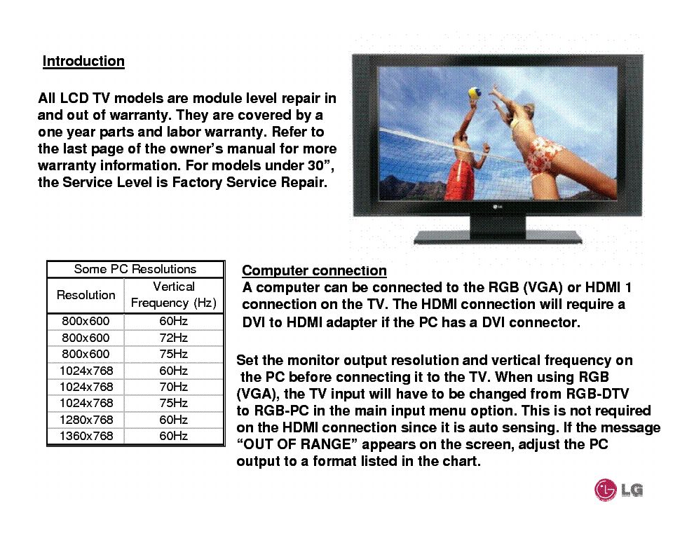LG 47LBIDA 1080P SM service manual (2nd page)
