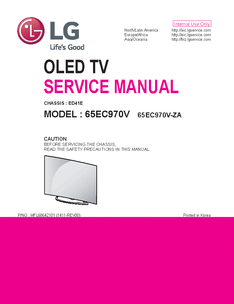 LG 65EC970V-ZA CHASSIS ED41E SM service manual (1st page)
