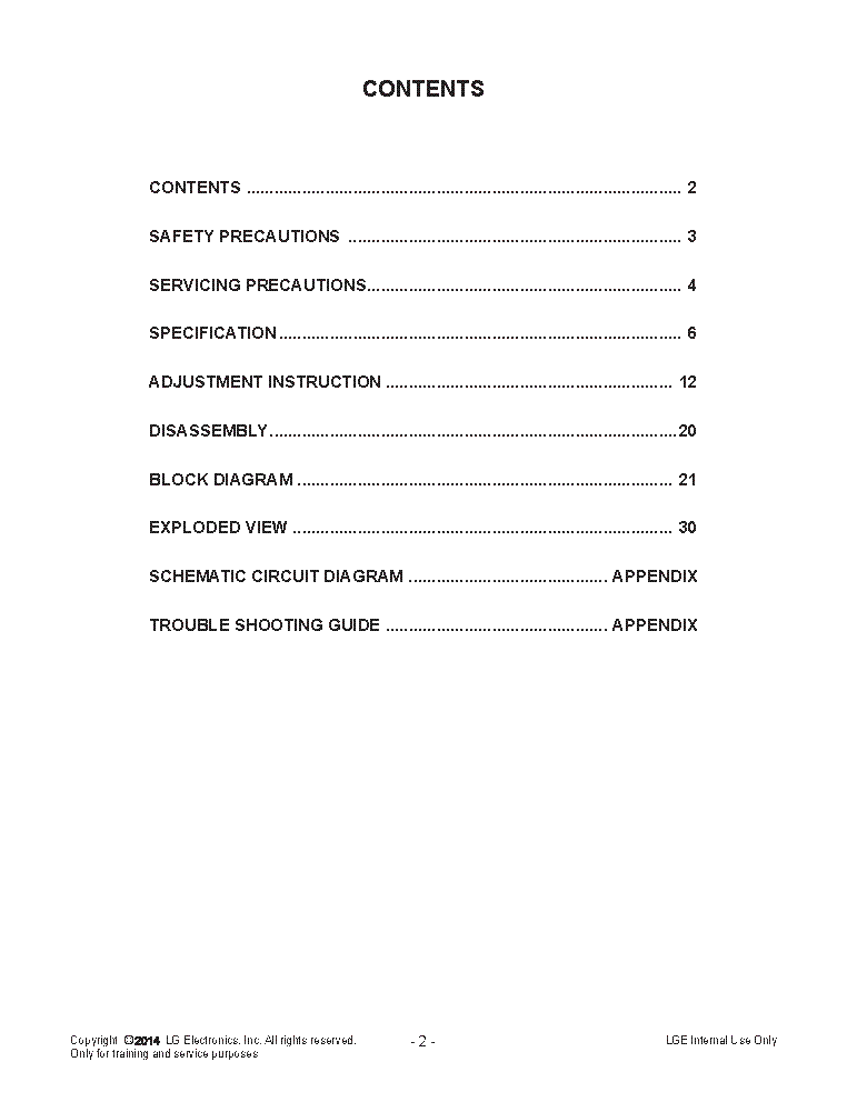 LG 65LF63XX-TX CHASSIS LB51H SM service manual (2nd page)