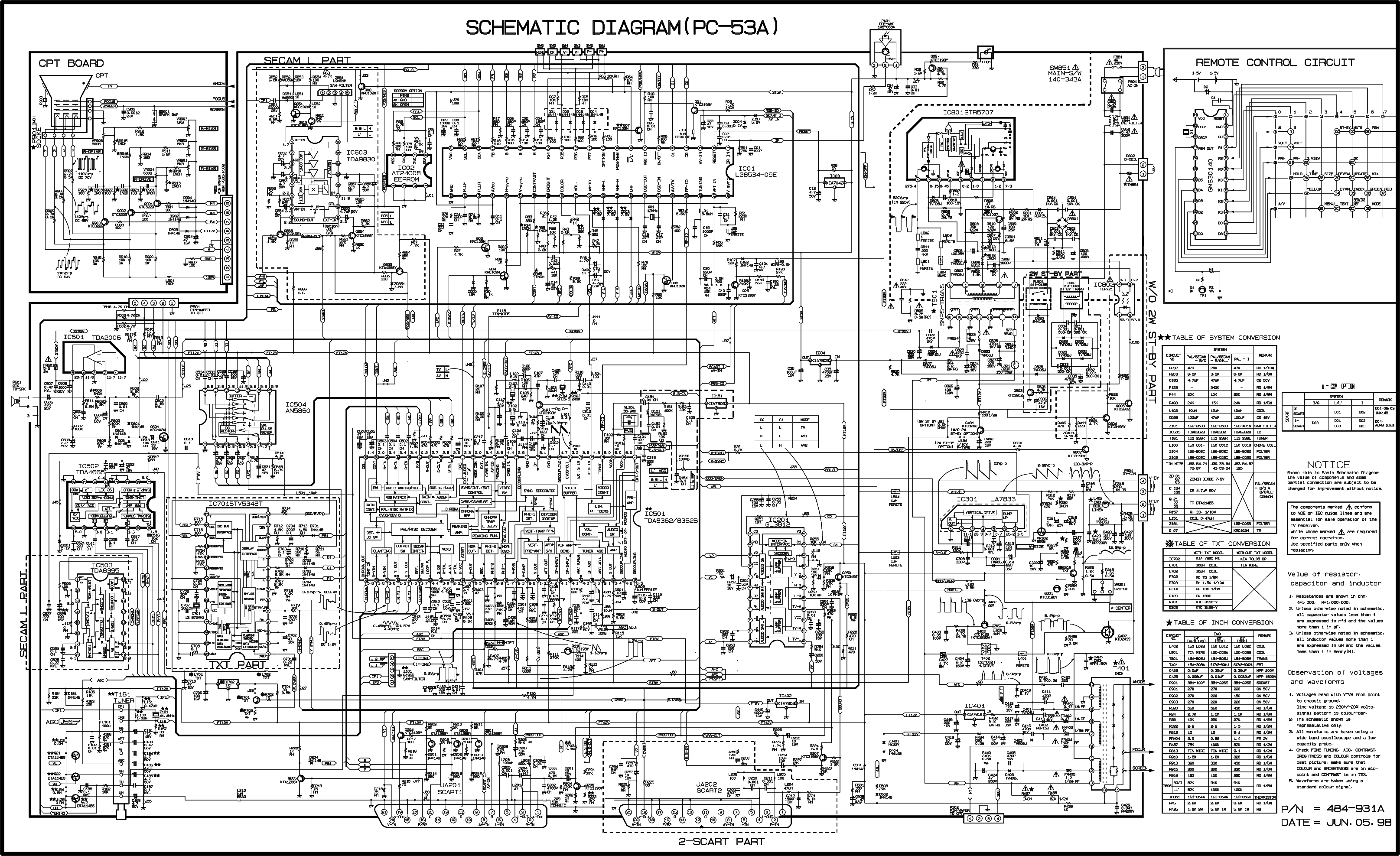 LG CB-20A86,PC53A service manual (1st page)