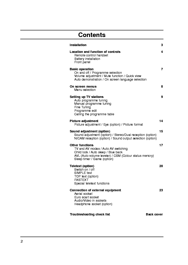 LG CE-20F66X OWNERS SM service manual (2nd page)