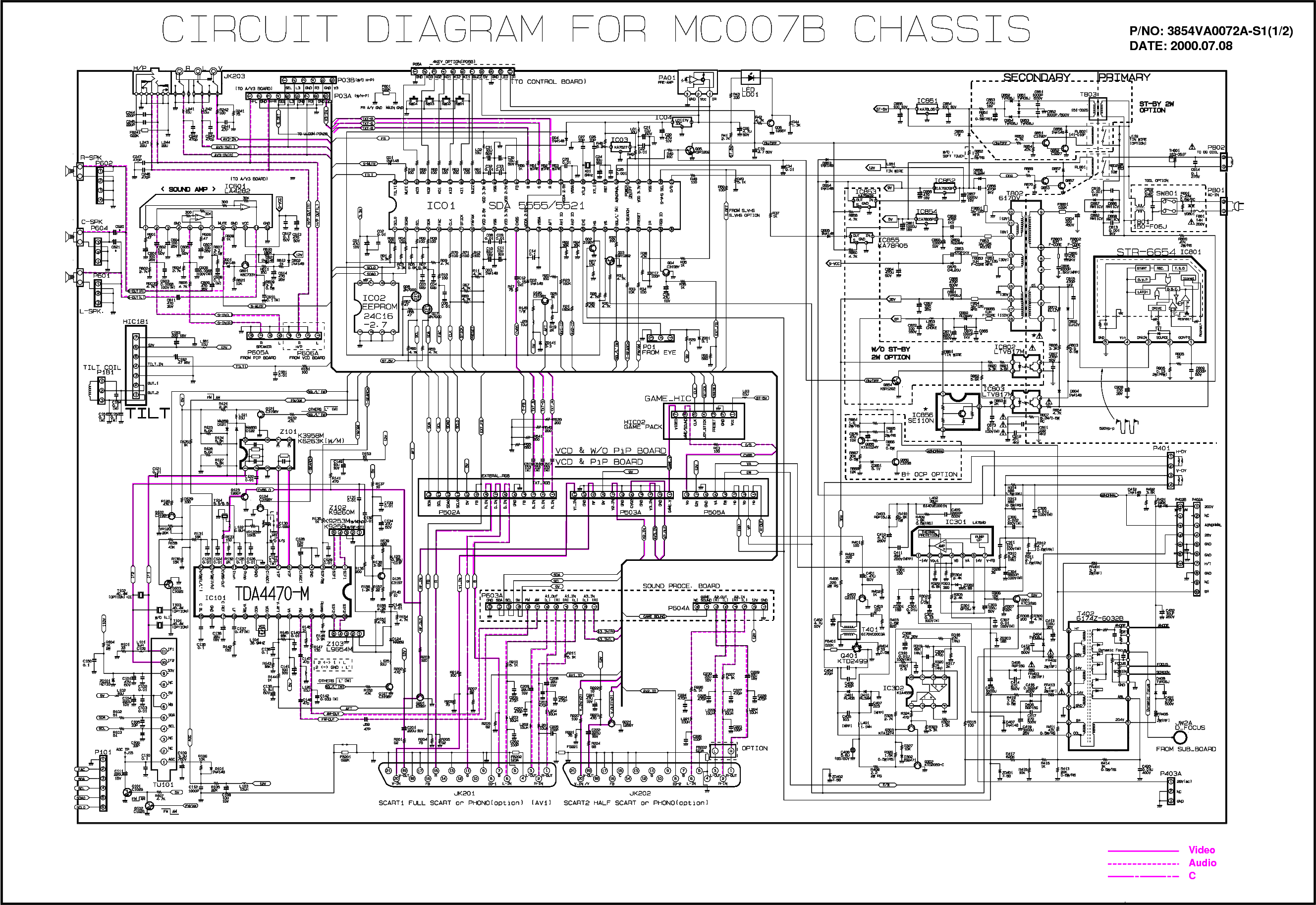 LG CE-21Q26ET CH MC-007B SCH service manual (1st page)