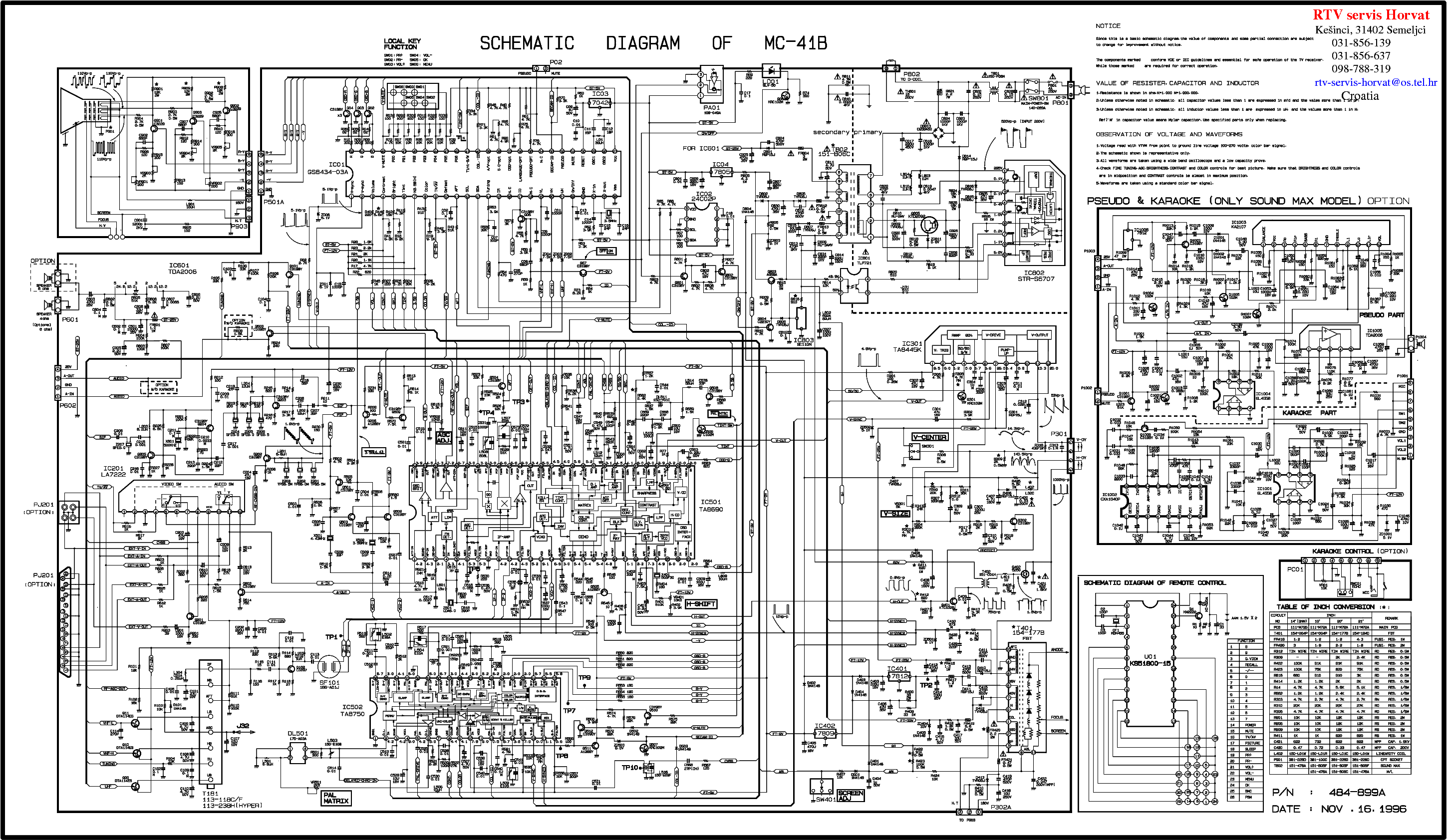 LG CF-21E20B CH MC-41B service manual (1st page)