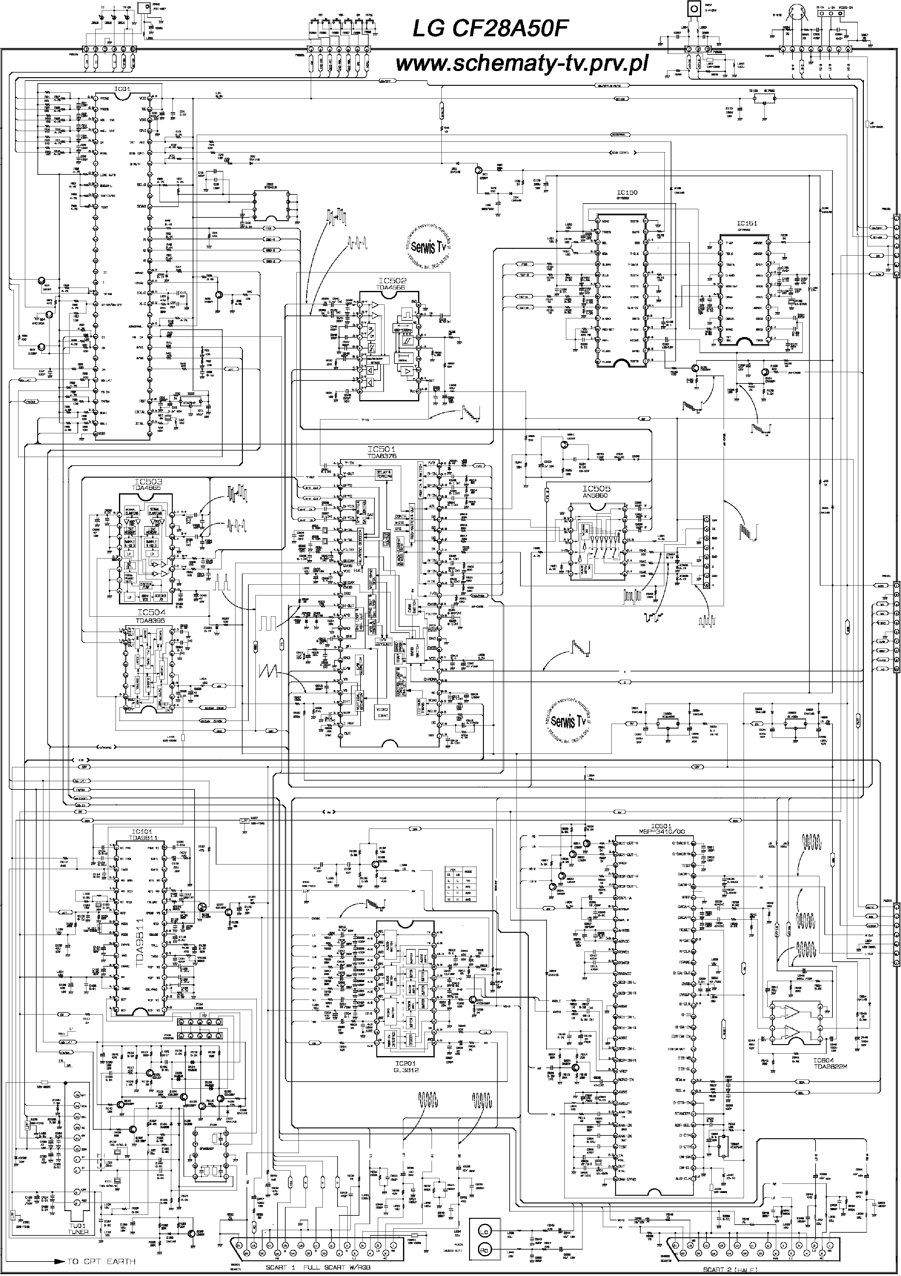 LG CF28 A50F service manual (2nd page)