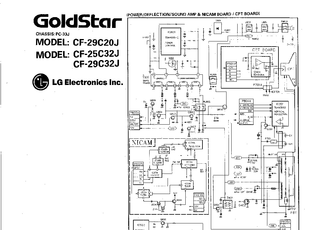 LG CH PC-33J service manual (1st page)