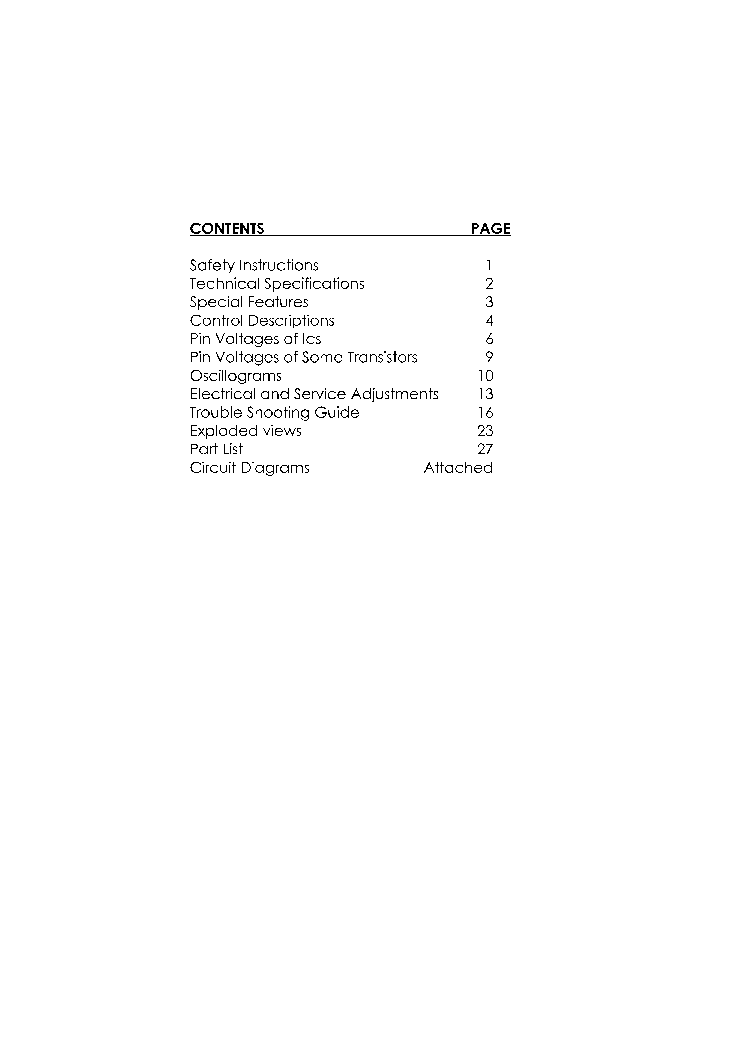 LG CHASSIS-14.2-TV service manual (2nd page)