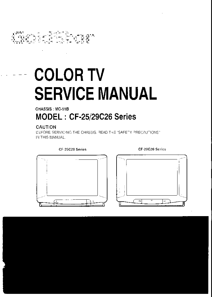 LG CHASSIS-MC-51B service manual (1st page)
