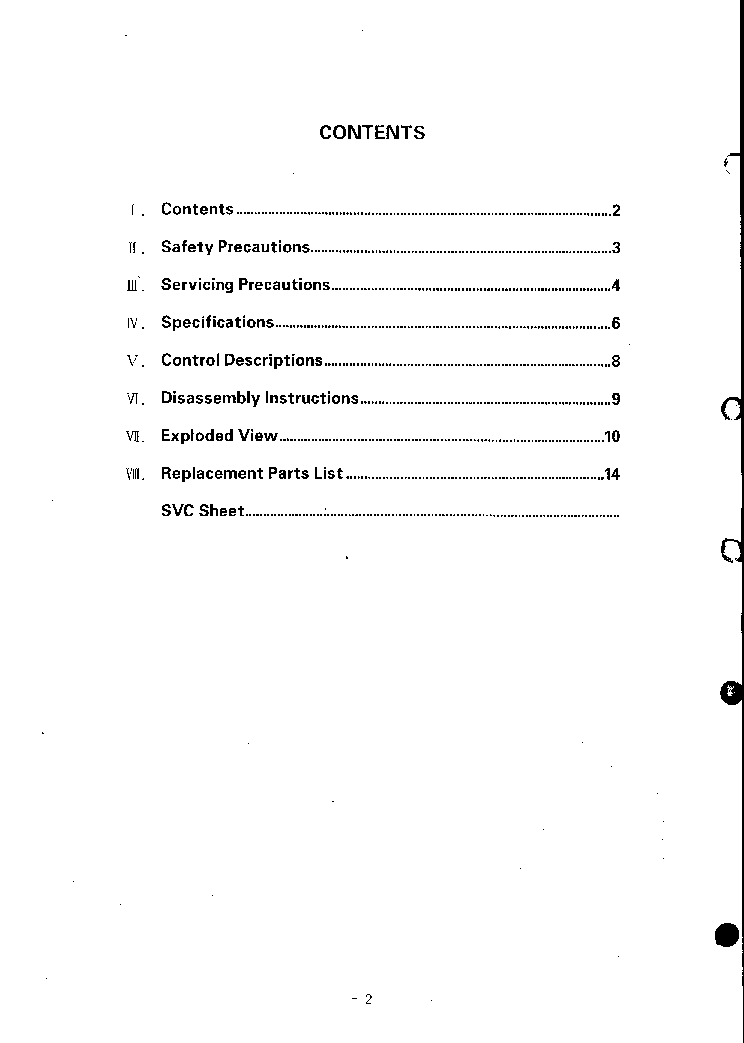 LG CHASSIS-MC-51B service manual (2nd page)