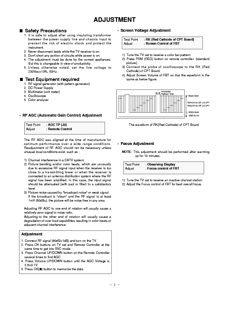 LG CHASSIS-MC-8CB service manual (1st page)