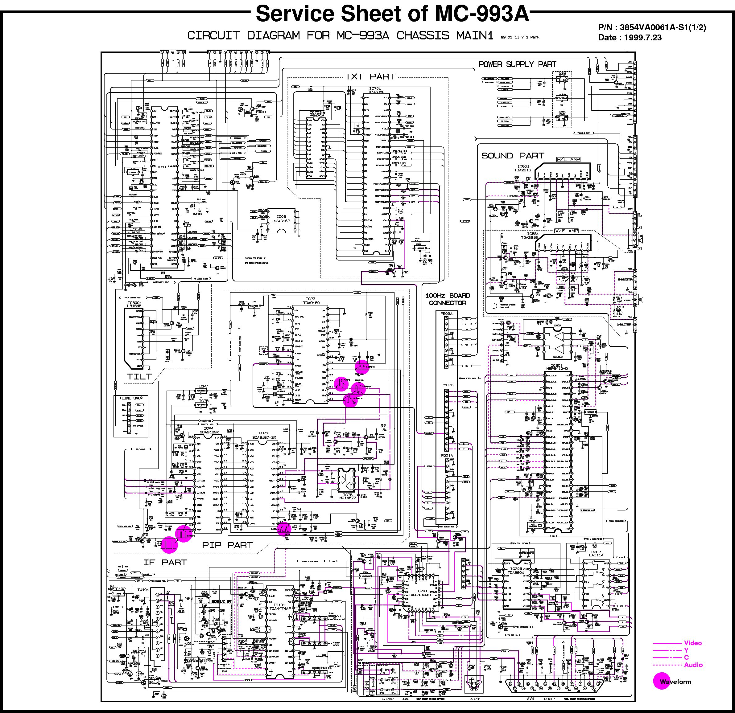 LG CHASSIS-MC-993A service manual (1st page)