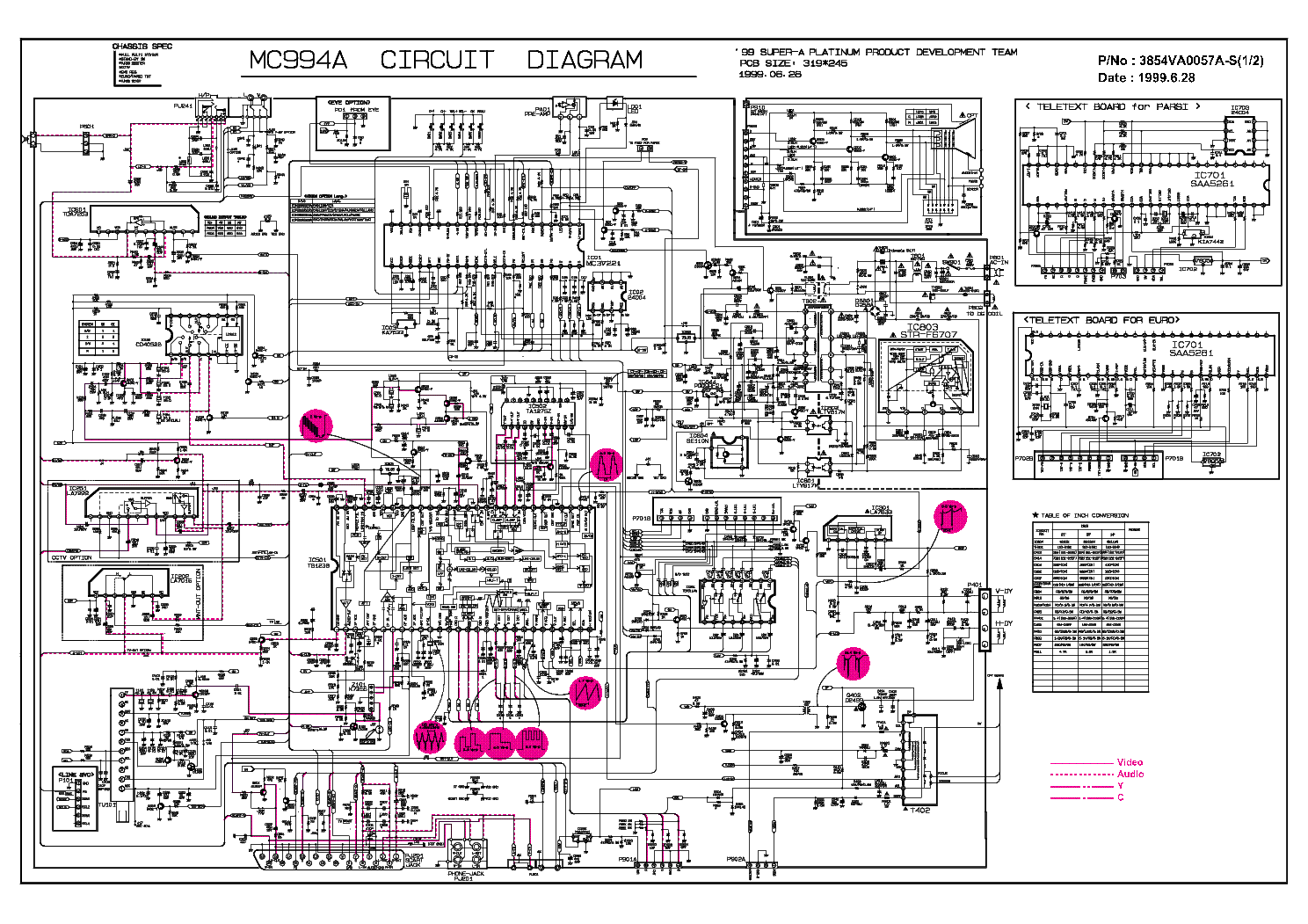LG CHASSIS MC-994A SCH service manual (1st page)
