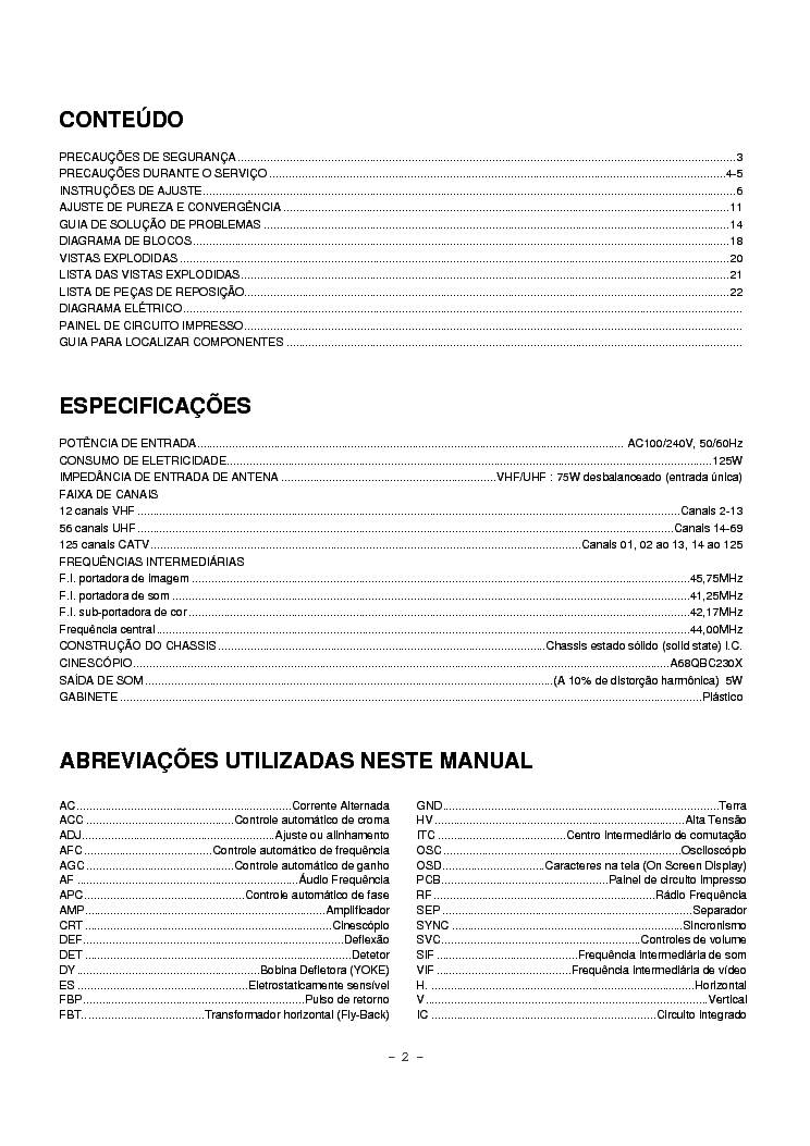 LG CP-29K30A CH MC022A service manual (2nd page)
