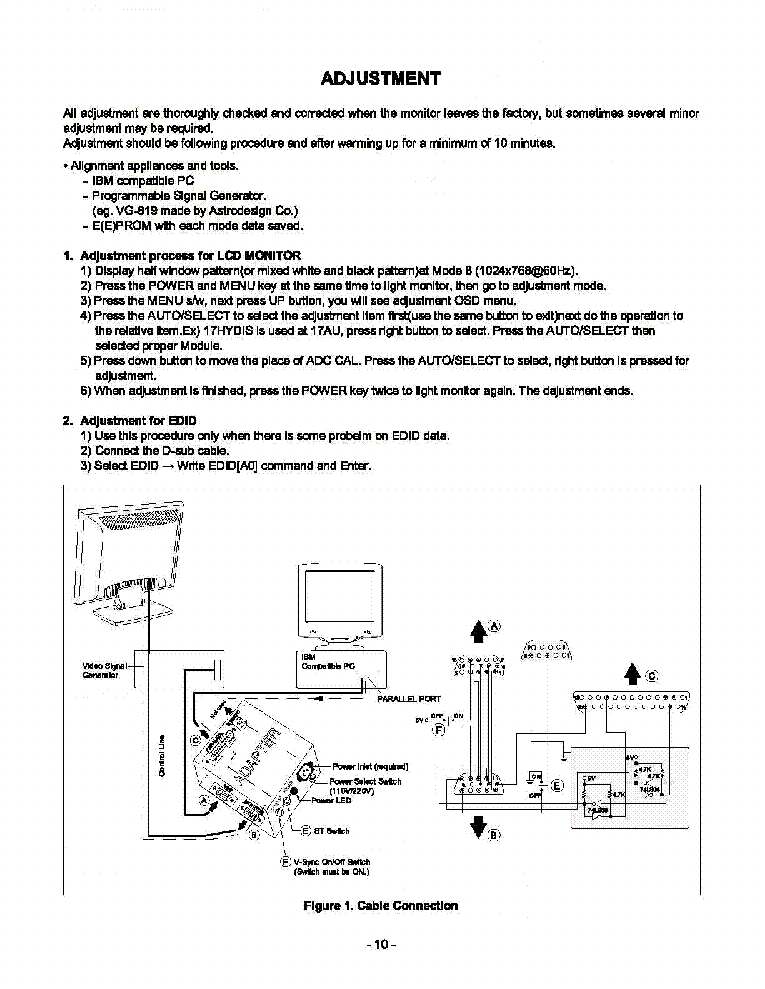 LG FLATRON L1715S,1716S CH CL-43 SM service manual (2nd page)